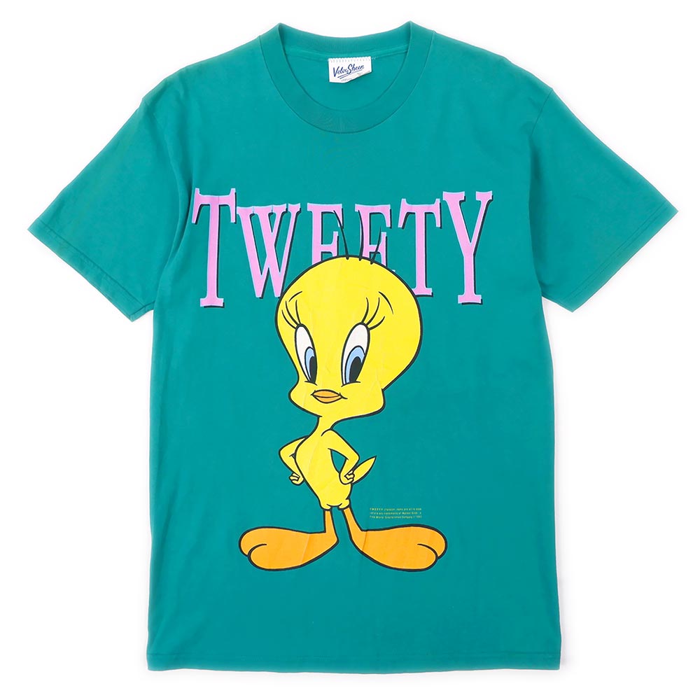 90年代 SUN sportswear LOONEY TUNES トゥイーティー キャラクタープリントTシャツ USA製 メンズXXL ヴィンテージ /eaa346962