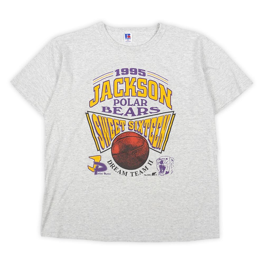 90's JACKSON POLAR BEARS 両面プリントTシャツ 