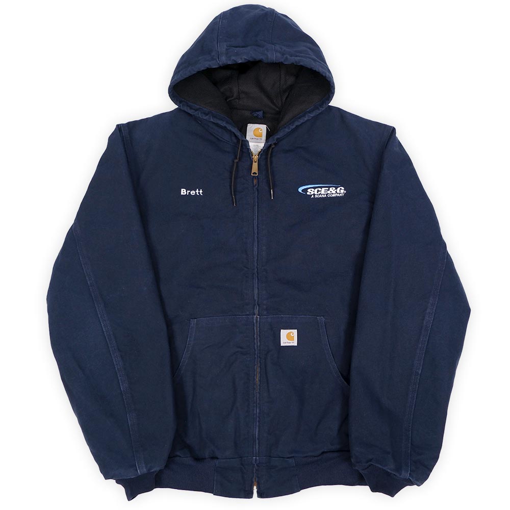 【carhartt】カーハート　アクティブジャケット　企業ロゴ　USA製　7