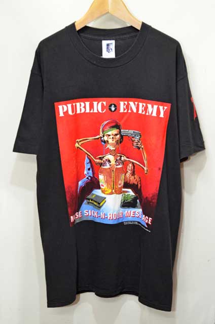 90's PUBLIC ENEMY Tシャツ “MUSE SICK -N-HOUR MESS AGE”