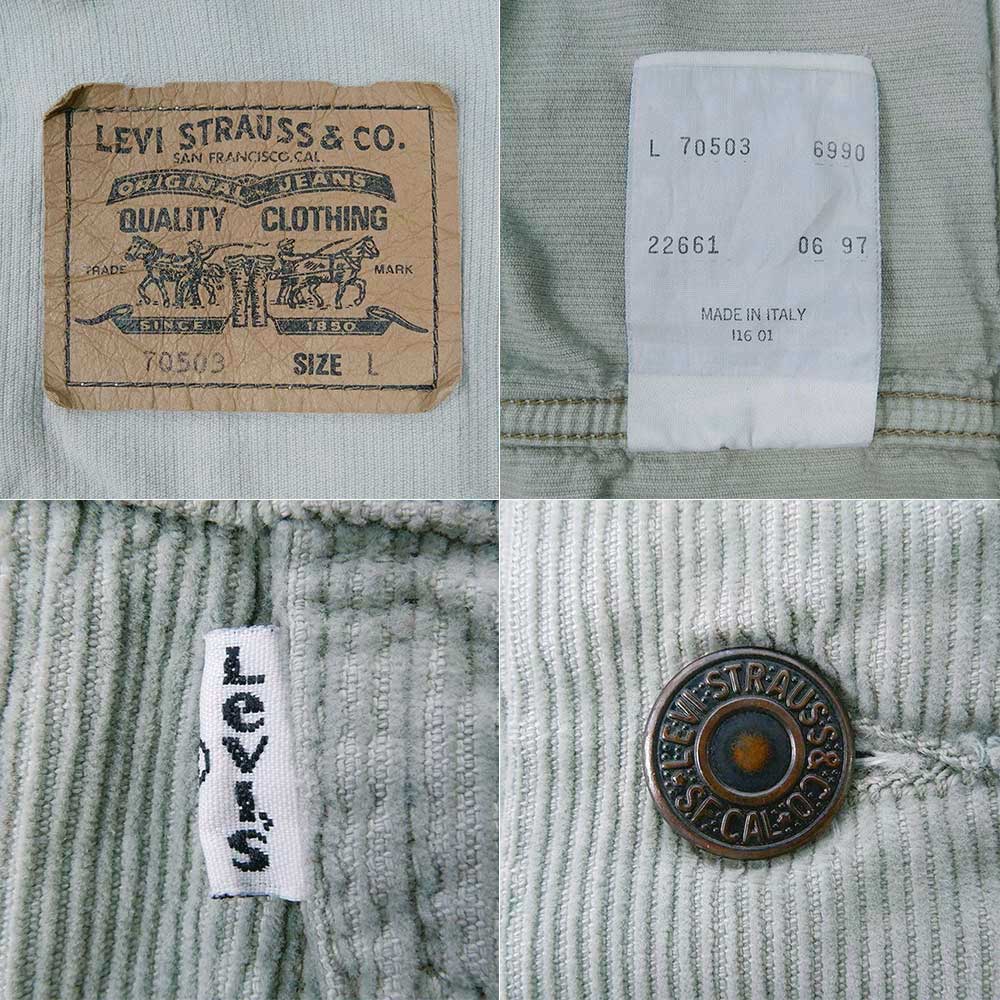 's Euro Levi's  コーデュロイジャケット "MADE IN ITALY