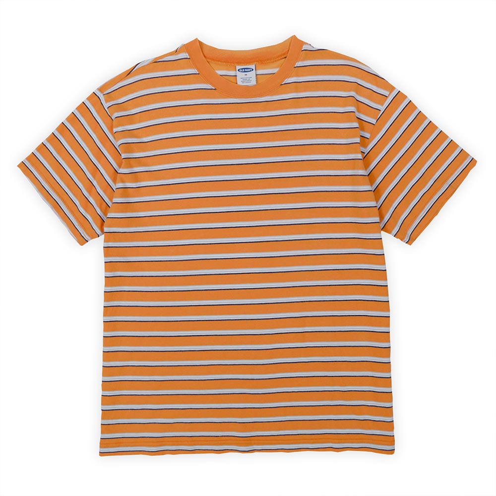 90's OLD NAVY マルチボーダーTシャツ “ORANGE”