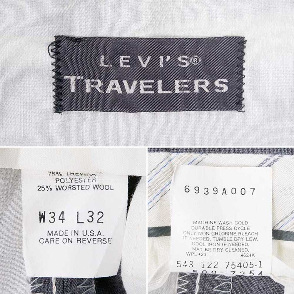 80-90's Levi's TRAVELERS 2タック スラックス 