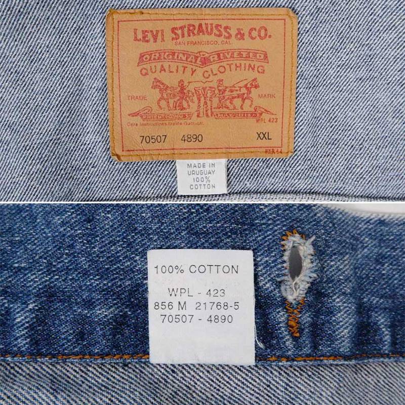 90-00's Levi's 70507-4890 デニムジャケットmot01240402508610 