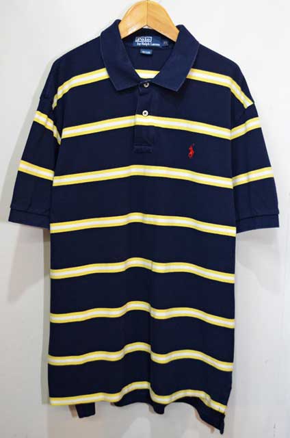 POLO Ralph Lauren マルチボーダー柄 ポロシャツ