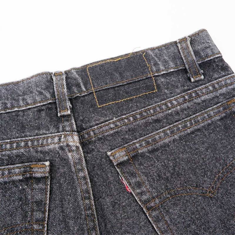 80's Levi's 506-4858 先染め ブラックデニムパンツ “MADE IN USA