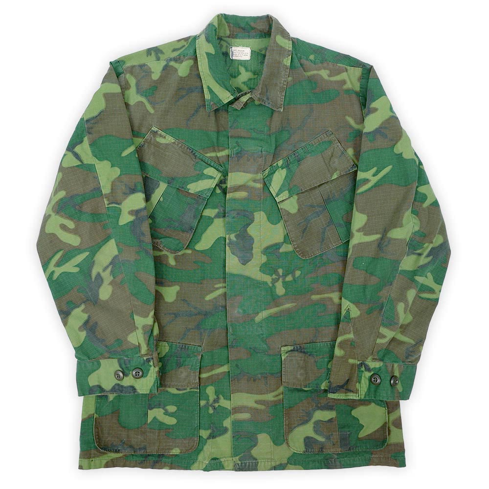 60's US.ARMY グリーンリーフ柄 ジャングルファティーグジャケット “SMALL-REGULAR” 60's US.ARMY グリーンリーフ柄 ジャングルファティーグジャケット “SMALL-REGULAR”