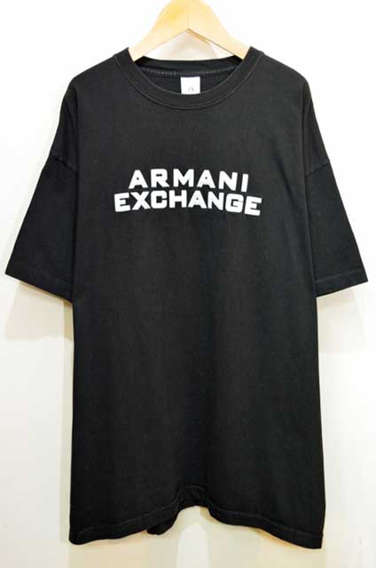 90's ARMANI EXCHANGE ロゴプリント Tシャツ “MADE IN USA ...