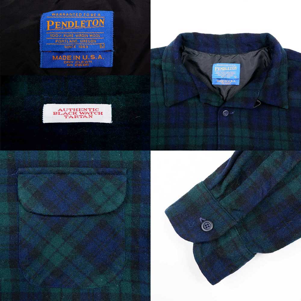 00's Pendleton オープンカラー ウールシャツ "MADE IN USA"mtp030c2701754312｜VINTAGE
