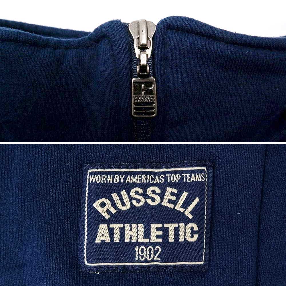 90's RUSSELL ハーフジップ スウェット “MADE IN USA 