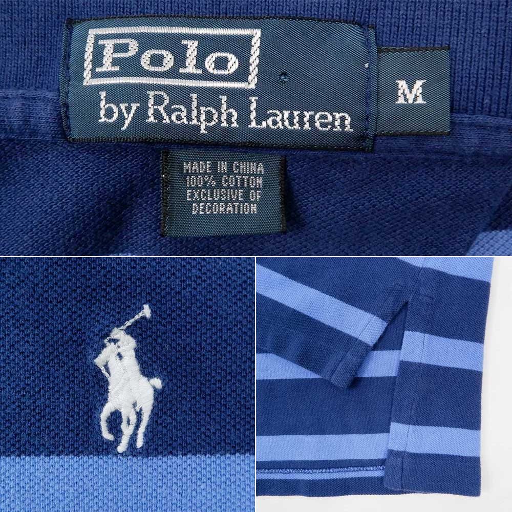 90's Polo Ralph Lauren ボーダー柄 ポロシャツmtp02172601256414｜What's  New-｜usedvintage box Hi-smile