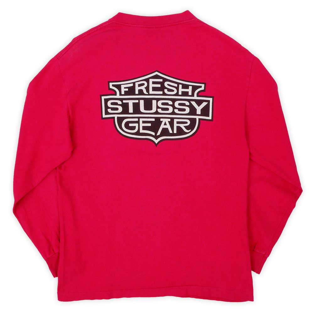 80's OLD STUSSY L/S Tシャツ "MADE IN USA / FRESH STUSSY GEAR"