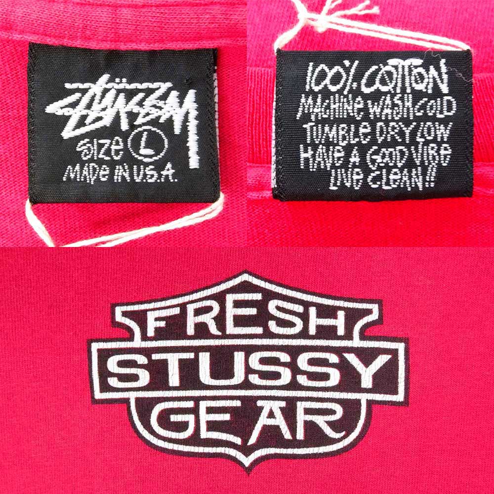 80's OLD STUSSY L/S Tシャツ 