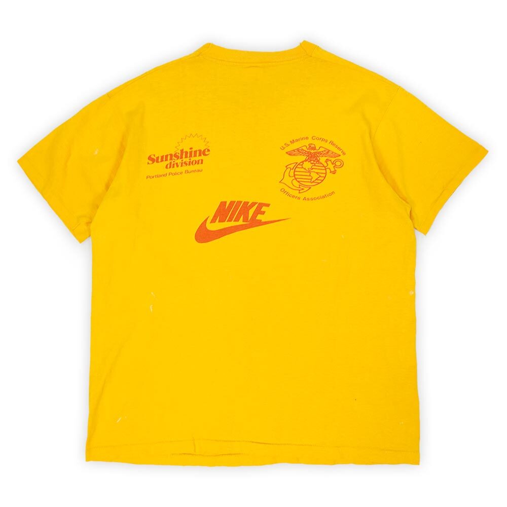 70's NIKE 両面染み込みプリントTシャツ 
