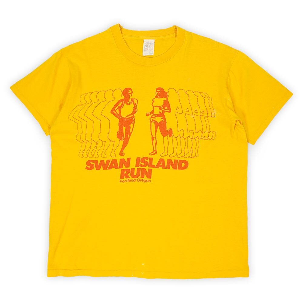 70's NIKE 両面染み込みプリントTシャツ 