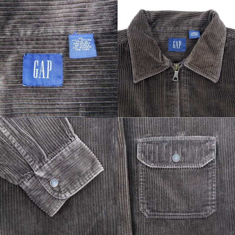 old gap コーデュロイシャツ