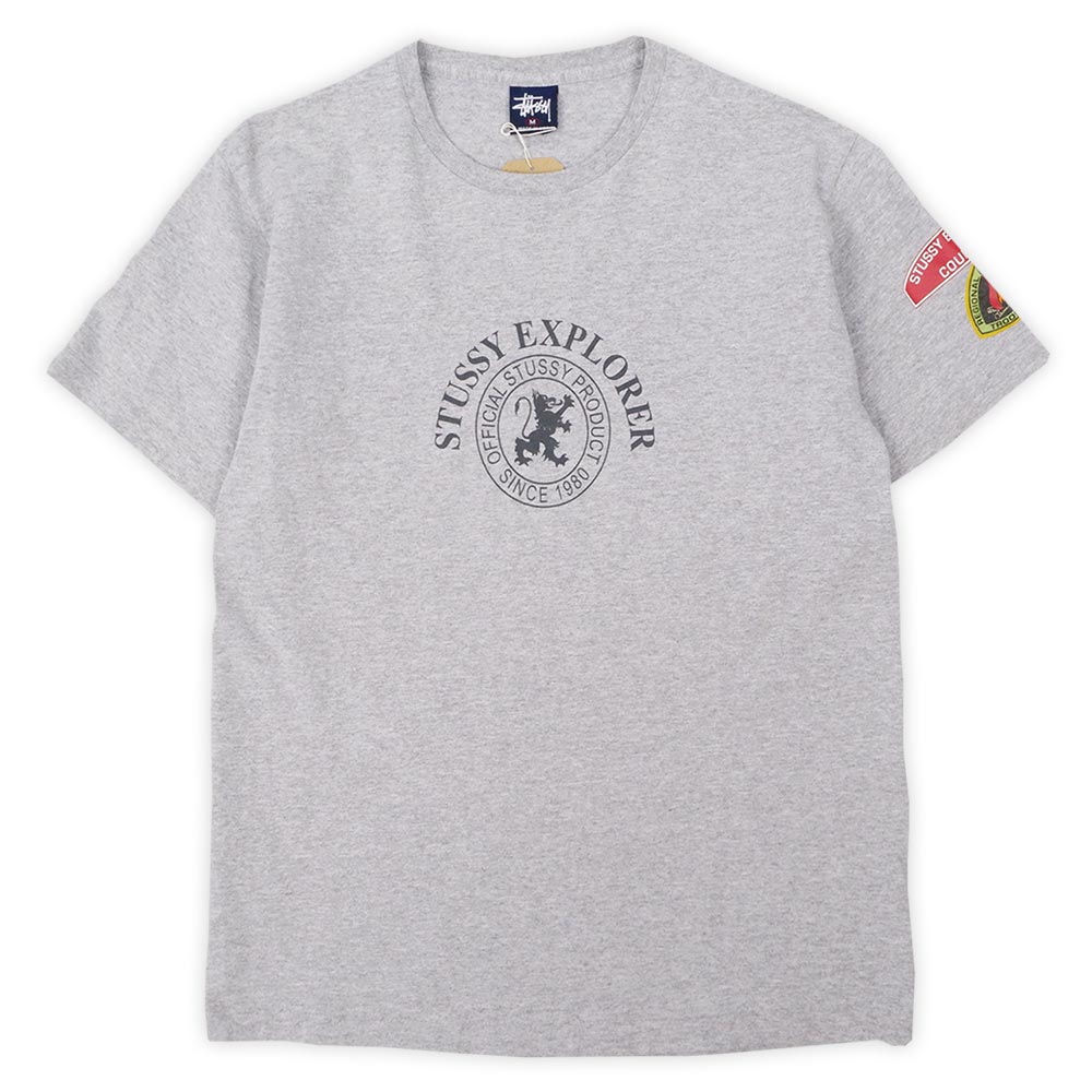 90's OLD STUSSY プリントTシャツ “STUSSY EXPLORER / MADE IN USA”