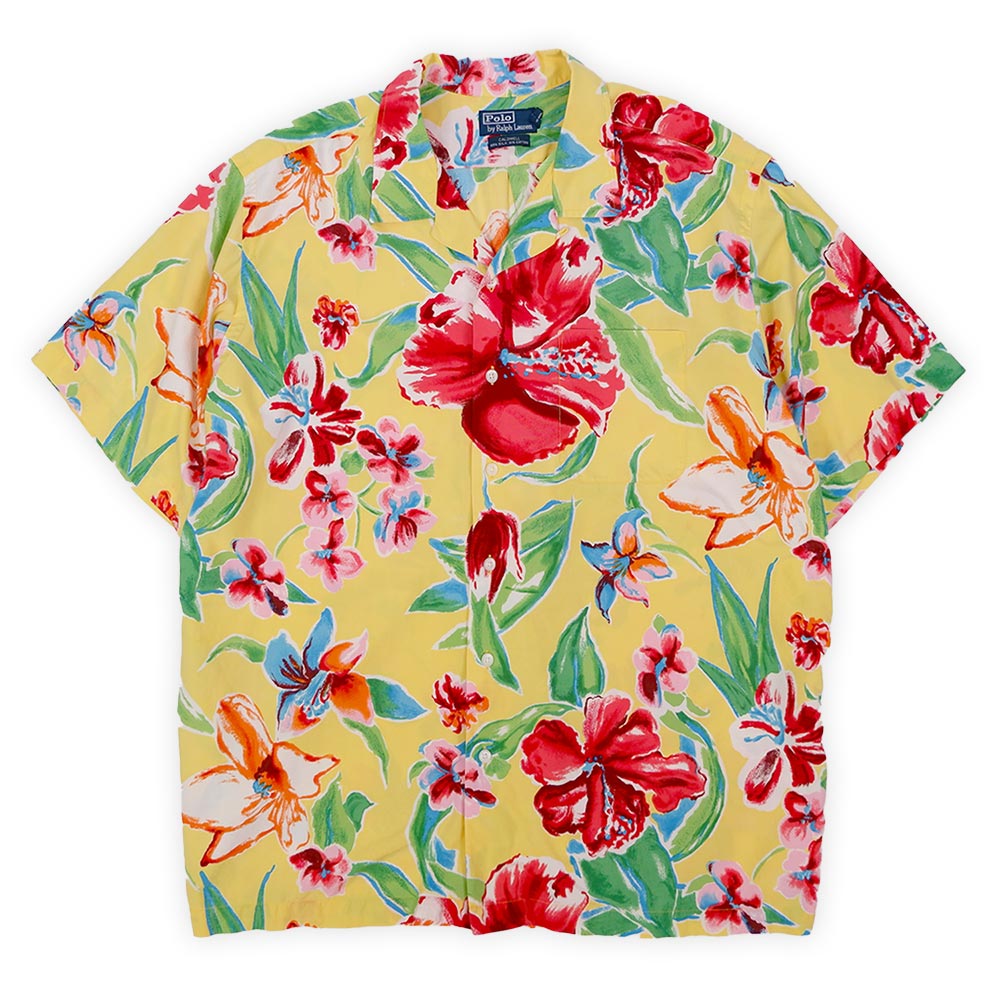 90's Polo Ralph Lauren S/S オープンカラーシャツ “CALDWELL”mtp03992701502318