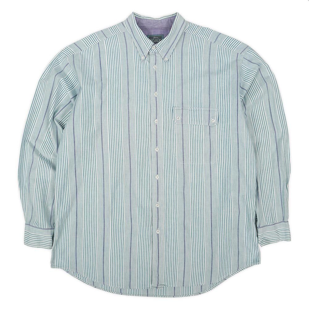 90's Woolrich マルチストライプ柄 ボタンダウンシャツ
