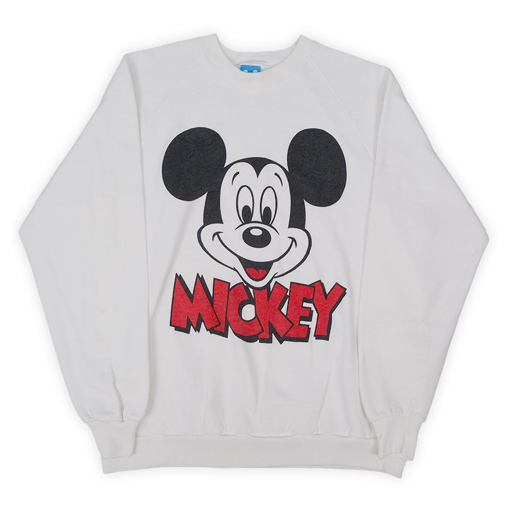 90's MICKEY MOUSE キャラクタープリント スウェット "MADE IN USA"mtp049c2301501419