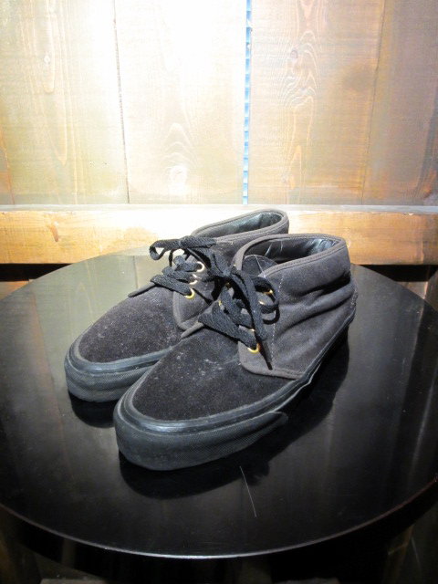 80's VANS CHUKKAスウェード "BLK”｜SHOES / 靴-｜used&vintage box Hi-smile