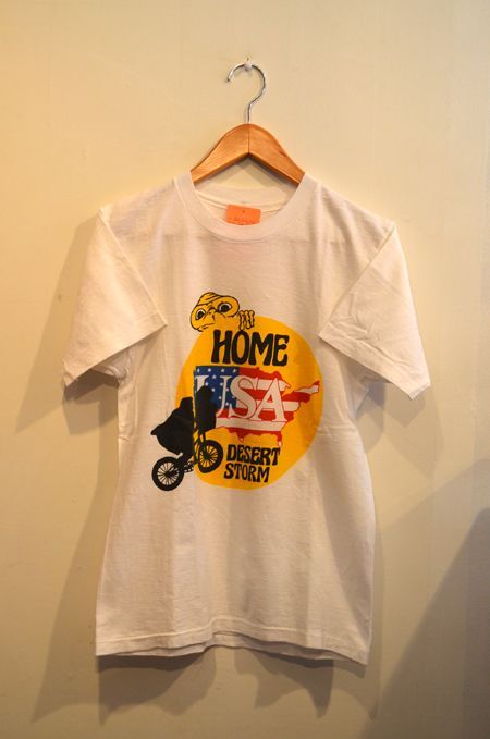 80's E.T 染み込みプリントTEE "DEADSTOCK”｜VINTAGE / ヴィンテージ-T-SHIRT / Tシャツ｜used