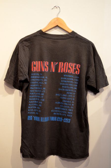 Guns N' Roses UROPEAN ツアーTシャツ XL 着丈75