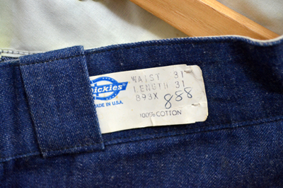 60's Dickies DENIMトラウザー DEADSTOCK｜DEAD STOCK / デッド