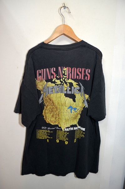 92's METALLICA×GUNS N' ROSES Tour T-SHIRT