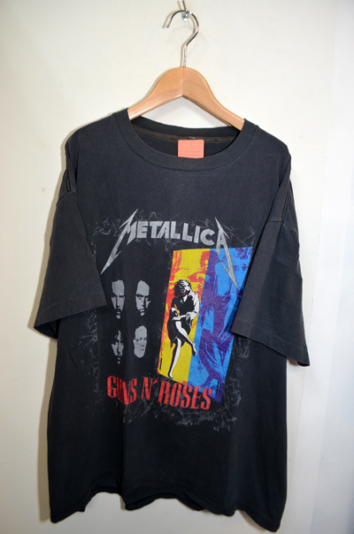 guns roses メタリカコラボTシャツ