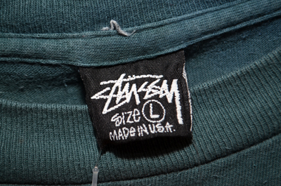 stussy シャドーマン　tシャツ　黒タグ80s アメリカ製