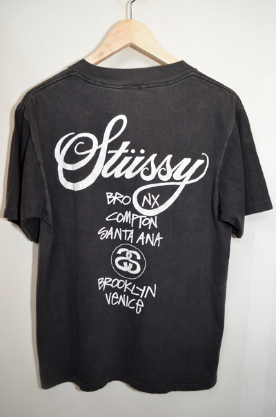 80s old stussy hanesボディ ワールドツアー スウェット