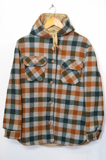 's Woolrich フード付き リバーシブルシャツジャケットOU