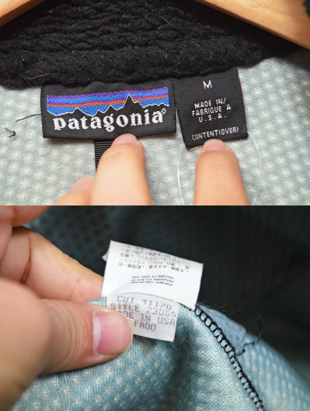 00's Patagonia レトロXカーディガン ブラックOU-354｜VINTAGE / ヴィンテージ-OUTER / アウター｜used