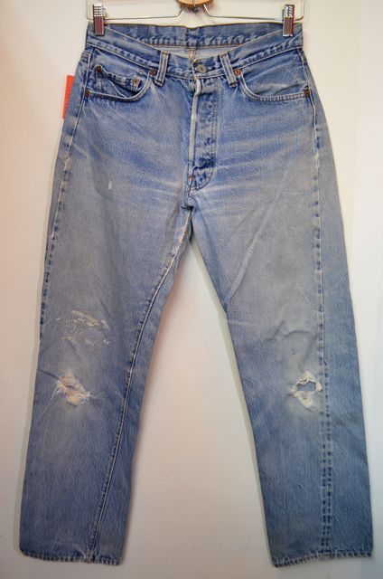 70's Levi's 501 66後期 クラッシュデニムPT-256｜VINTAGE