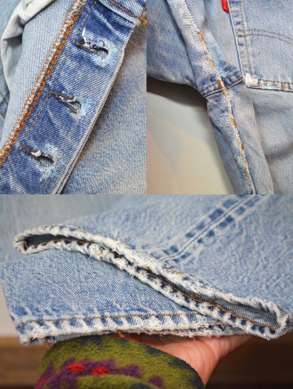 70's Levi's 501 66後期 クラッシュデニムPT-256｜VINTAGE