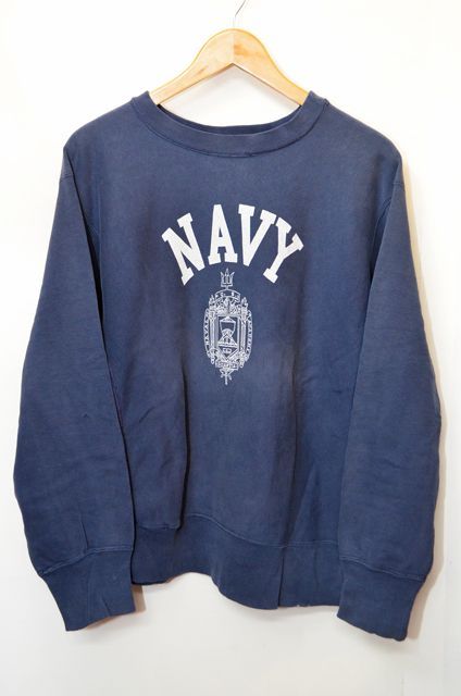 Champion NAVY リバースウィーブ　スウェット