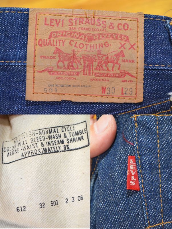 60's〜70's Levi's 501 BIGE “NON WASH”pt-264｜VINTAGE