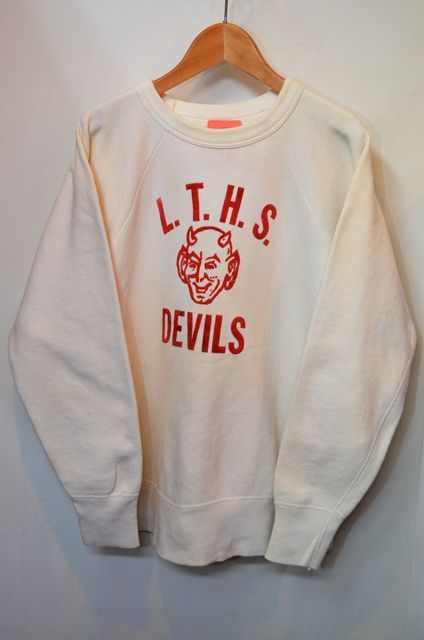 50's ヴィンテージスウェット “L.T.H.S DEVILS”