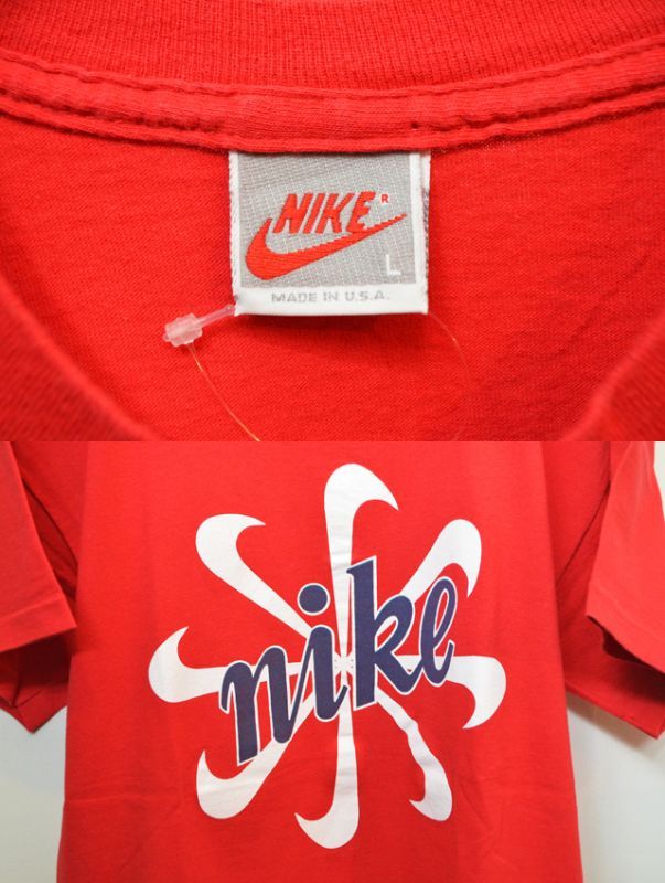 NIKE 風車ロゴ 筆記体 20周年 限定Tシャツ 1992年製 90's