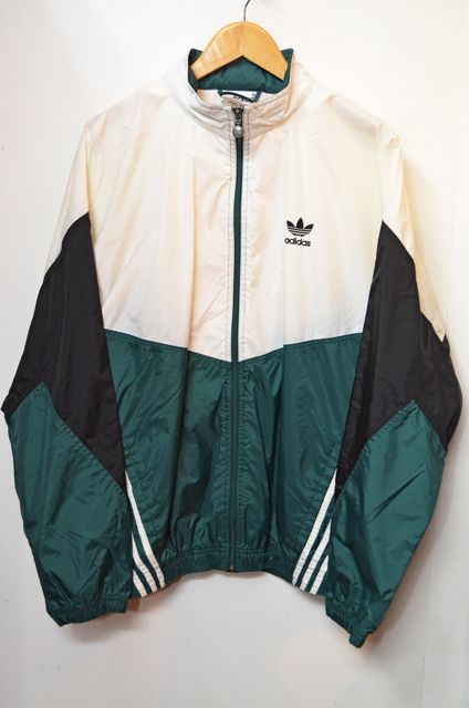 90's ADIDAS フード収納型ナイロンジャケットou-498｜VINTAGE / ヴィンテージ-OUTER / アウター｜used