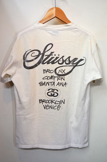 80's STUSSY Tシャツ “WORLD TOUR”