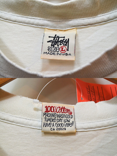 90's Stussy Tシャツ ?WORLD TOUR”