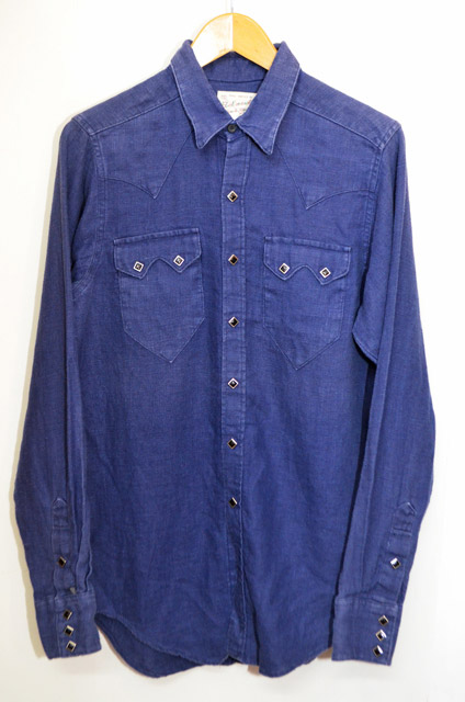 Rockmount ウエスタンシャツ 100%HEMPshi-385｜VINTAGE / ヴィンテージ-SHIRT / シャツ｜used