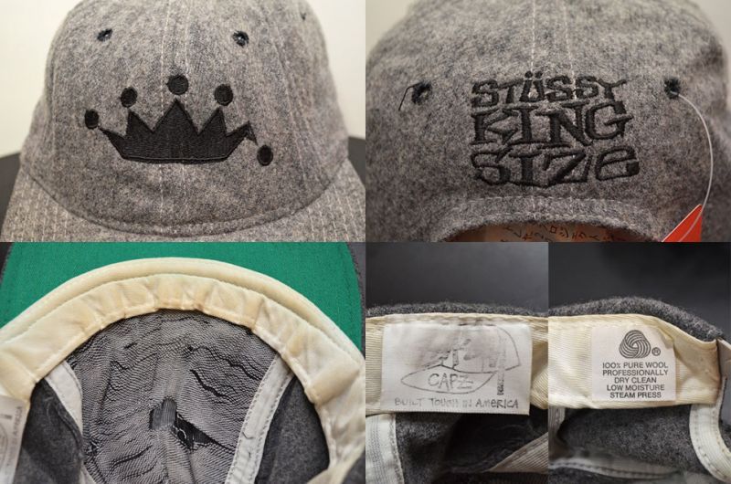 80's OLD STUSSY WOOL CAP 