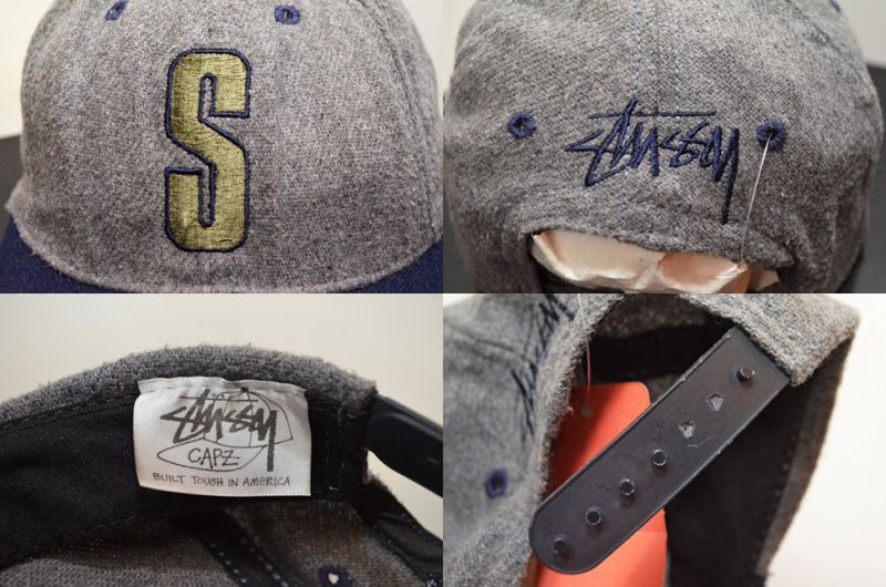 80's OLD STUSSY WOOL CAP