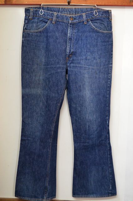 70's Levi's 646 フレアパンツ?TOPボタン裏4″ - used&vintage box Hi-smile