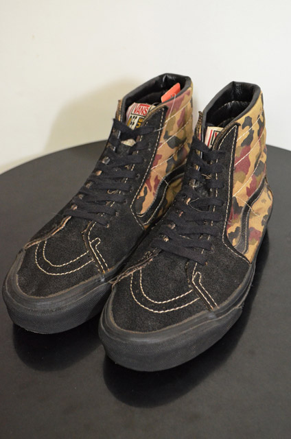 90's USA製 VANS Hi-top カモ柄