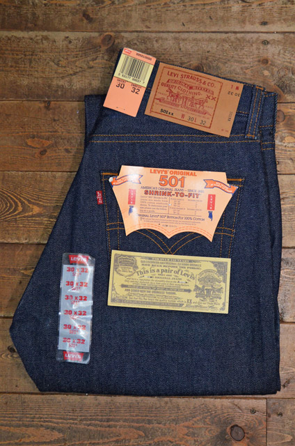 90's USA製 Levi's 501 DEADSTOCK - used&vintage box Hi-smile