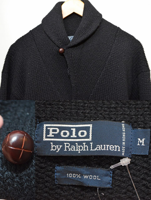 90's Polo Ralph Lauren ショールカラーカーディガン - used&vintage 
